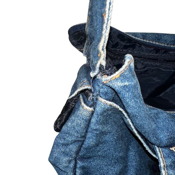 Y2k vintage denim boho bag - Picture 2 of 5
